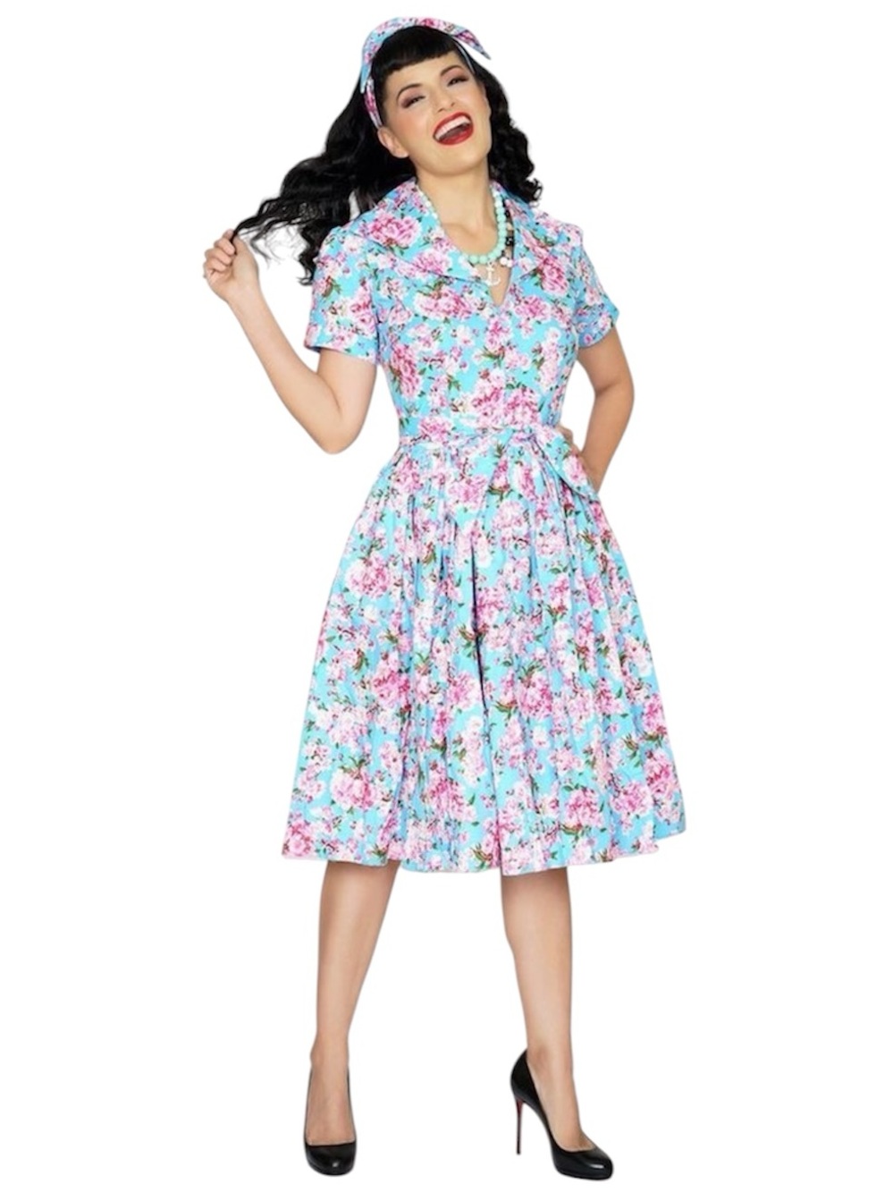 Lauren Dress in Cherry Blossom